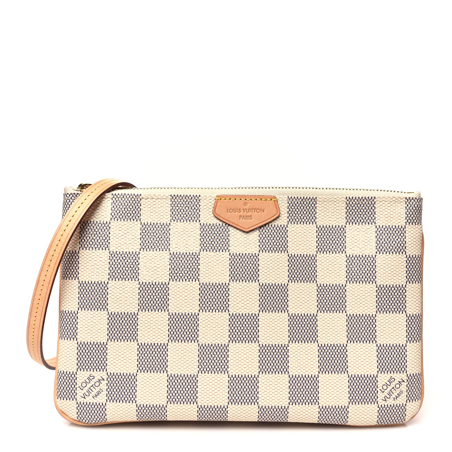 Damier Azur Double Zip Pochette
