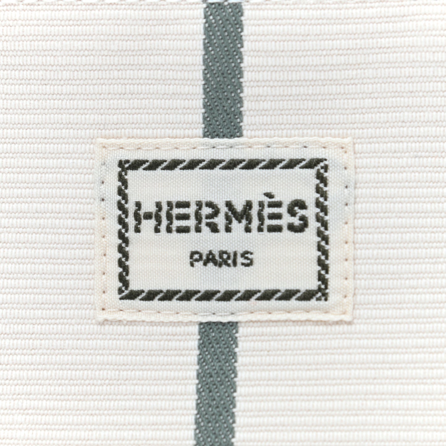 Cotton Stripe Bolide Rayures Rocabar Mini Travel Cosmetic Pouch Absinthe