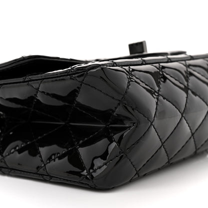 Chanel Patent Calfskin Quilted 2.55 Reissue Mini Flap So Black 9 of 12