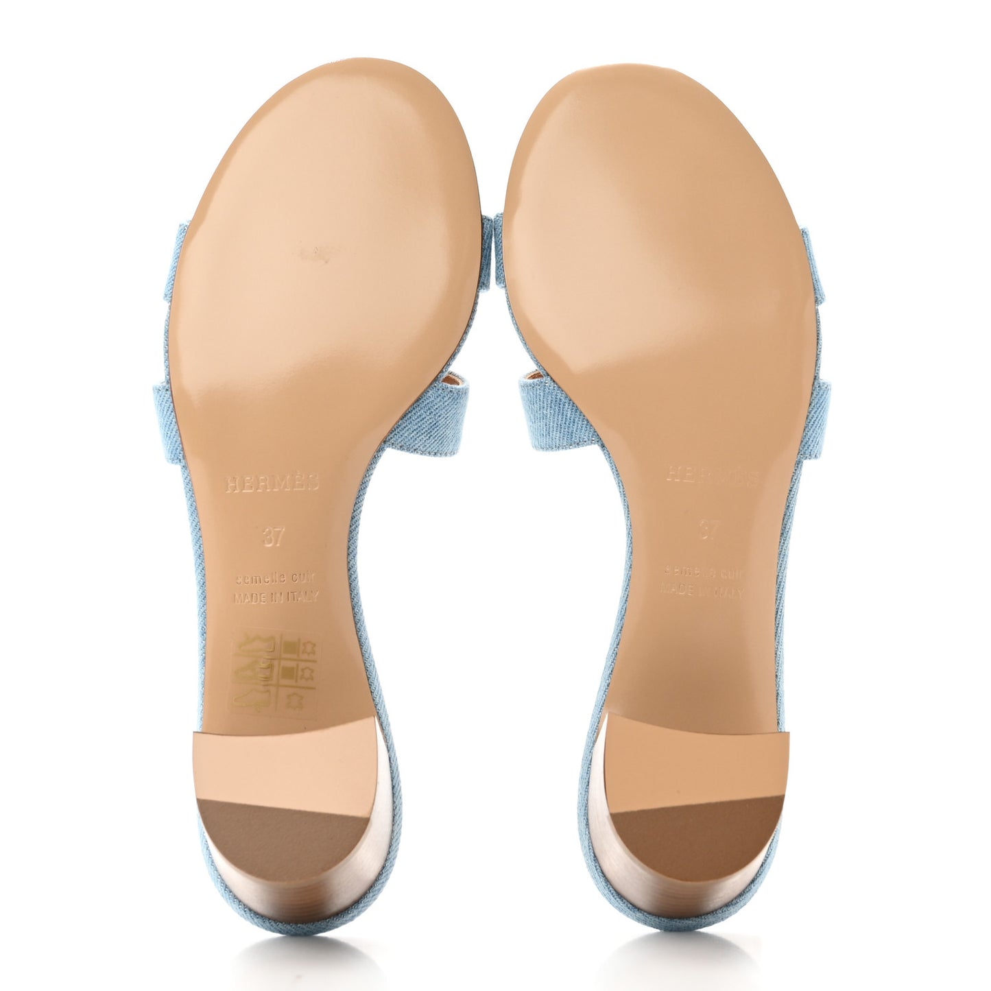 Denim Oasis Sandals 37 Bleu Clair