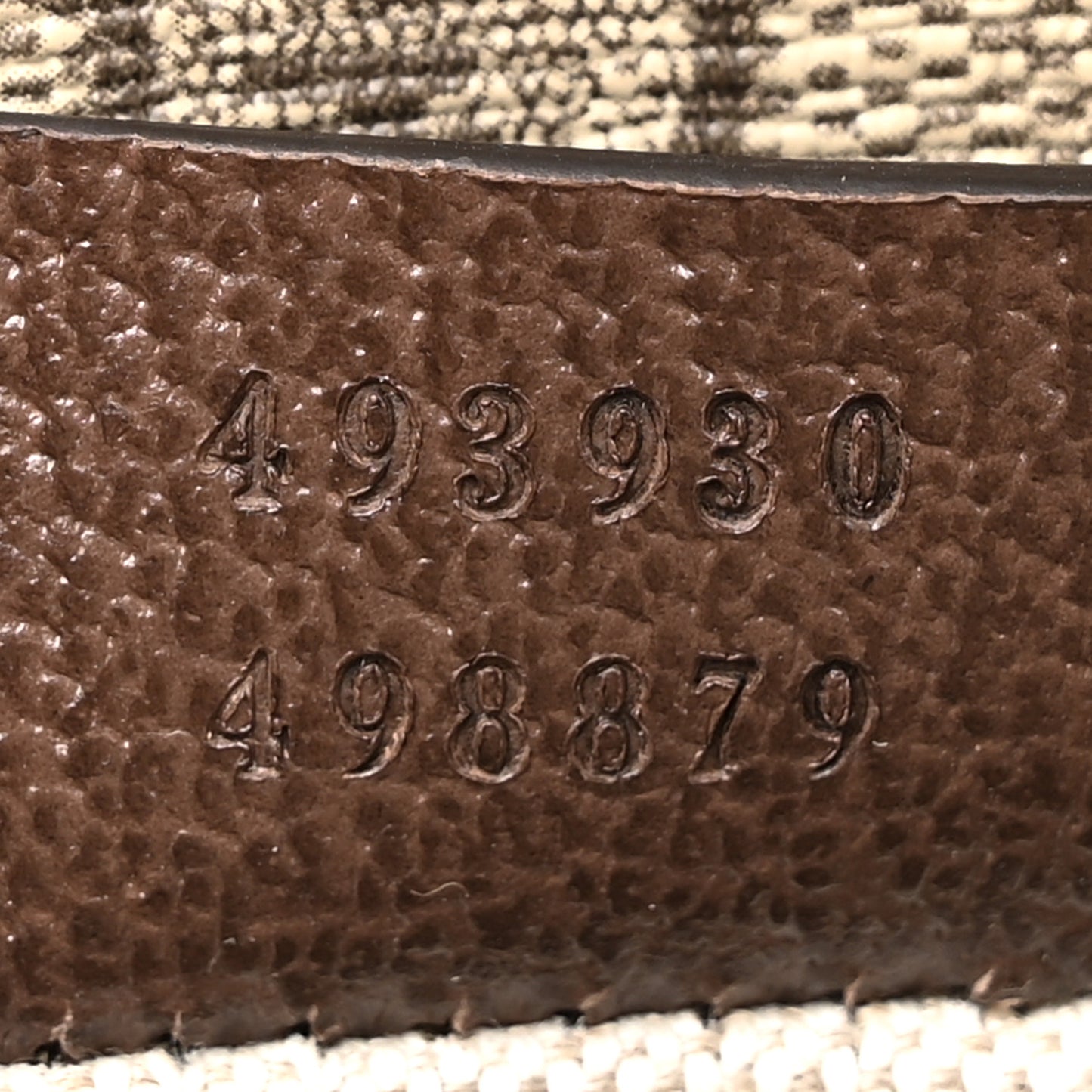 GG Supreme Monogram Neo Vintage Web Belt Bag Brown