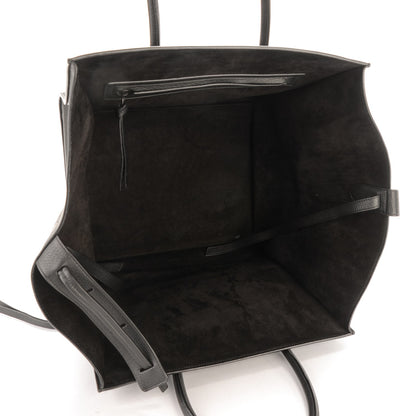 Celine Supple Calfskin Medium Phantom Luggage Black 5 of 9
