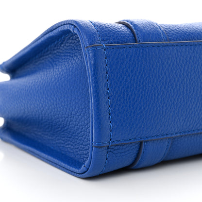 Marc Jacobs Grained Calfskin Mini The Tote Bag Cobalt 9 of 11