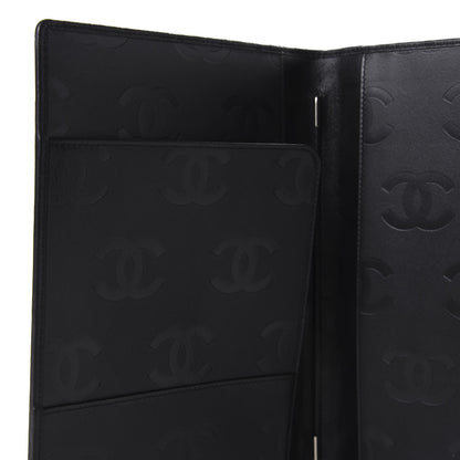 Chanel Calfskin Quilted Large Cambon Agenda Planner Black 9 of 12