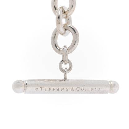 Tiffany Sterling Silver Gift Box Charm Toggle Bracelet 3 of 3