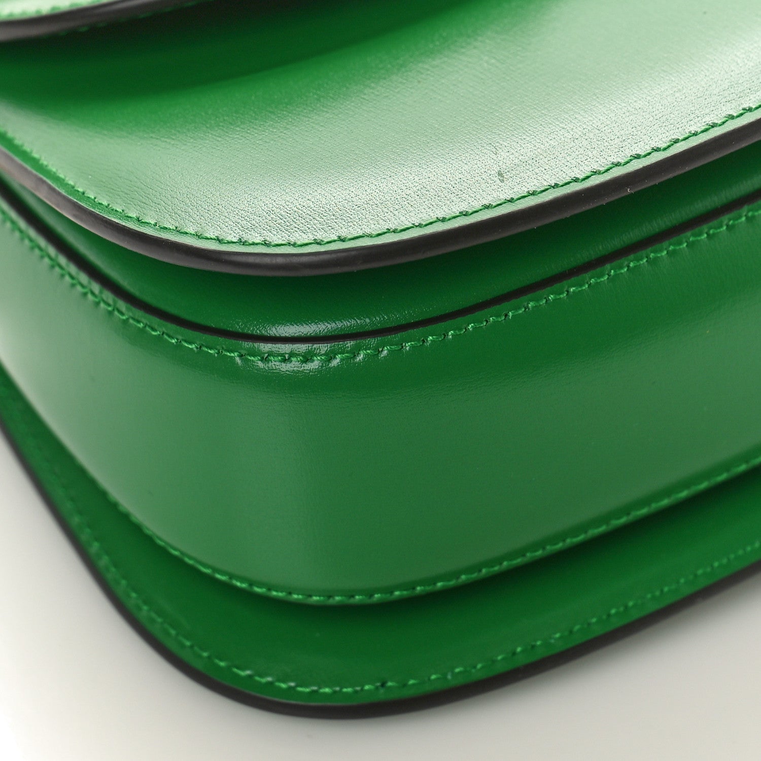 Gucci Boarded Dyana Lux Calfskin Mini Bamboo 1947 Top Handle Bag Spring Green 7 of 9