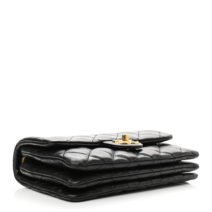 Chanel Lambskin Quilted Small Pillow Crush Flap Black 4 of 11