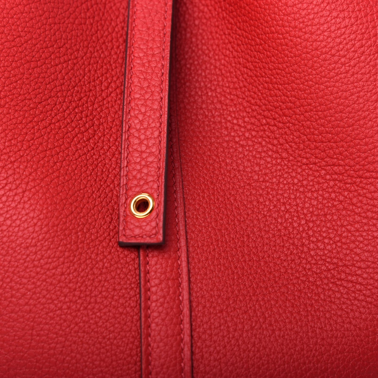 Taurillon Clemence Picotin Lock 22 MM Rouge De Coeur