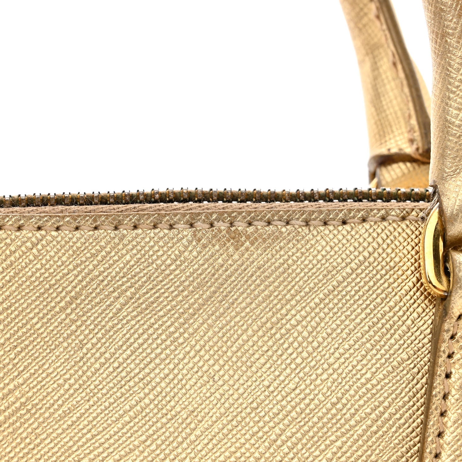 Prada Saffiano Lux Small Promenade Tote Platino 15 of 22