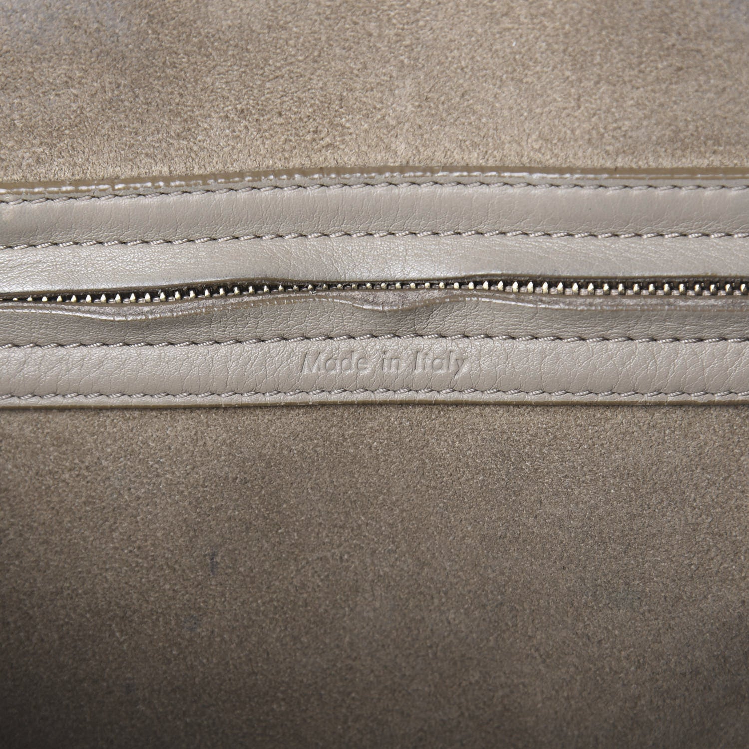Celine Drummed Calfskin Medium Phantom Luggage Beige 8 of 13