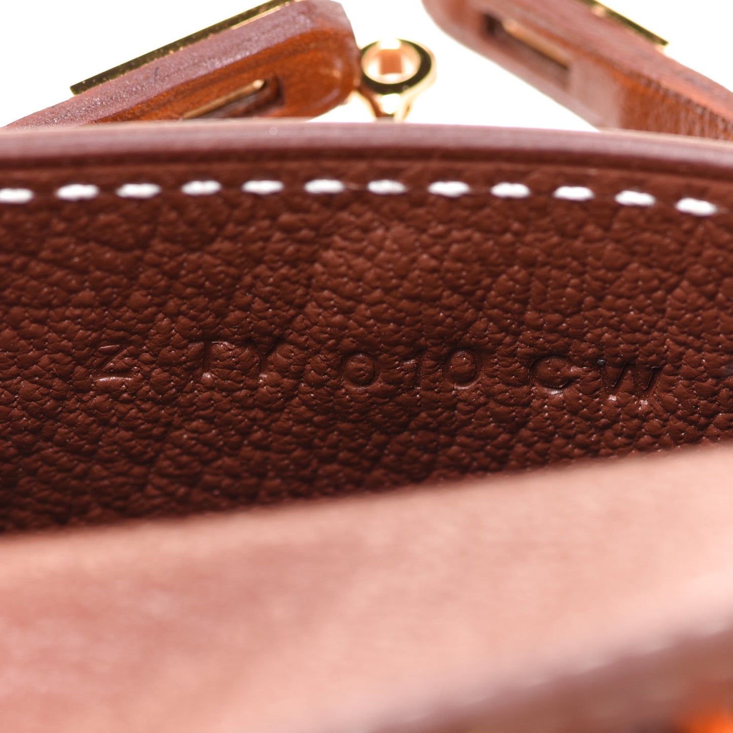 Tadelakt Mini Kelly Twilly Bag Charm Fauve