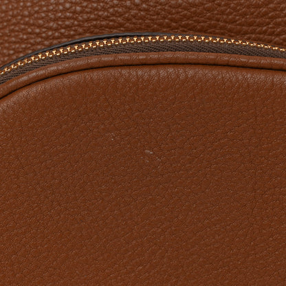 Prada Vitello Daino Zip Backpack Cuoio 10 of 13