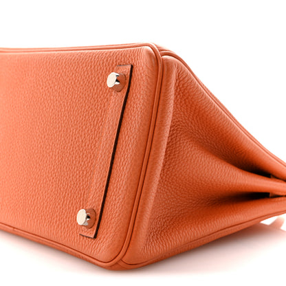 Hermes Togo Birkin 25 Orange 10 of 12