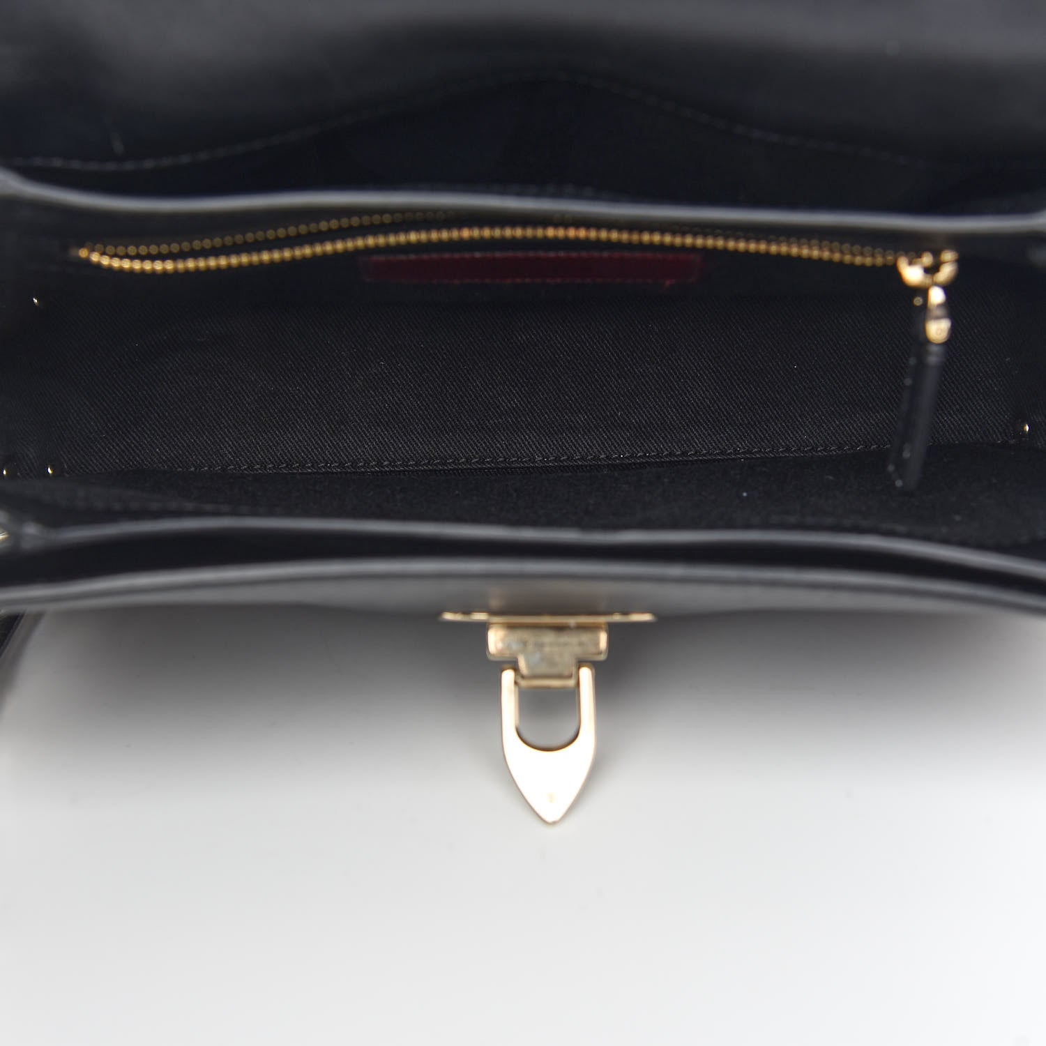 Valentino Garavani Vitello Medium Rockstud Flap Saddle Bag Black 7 of 10