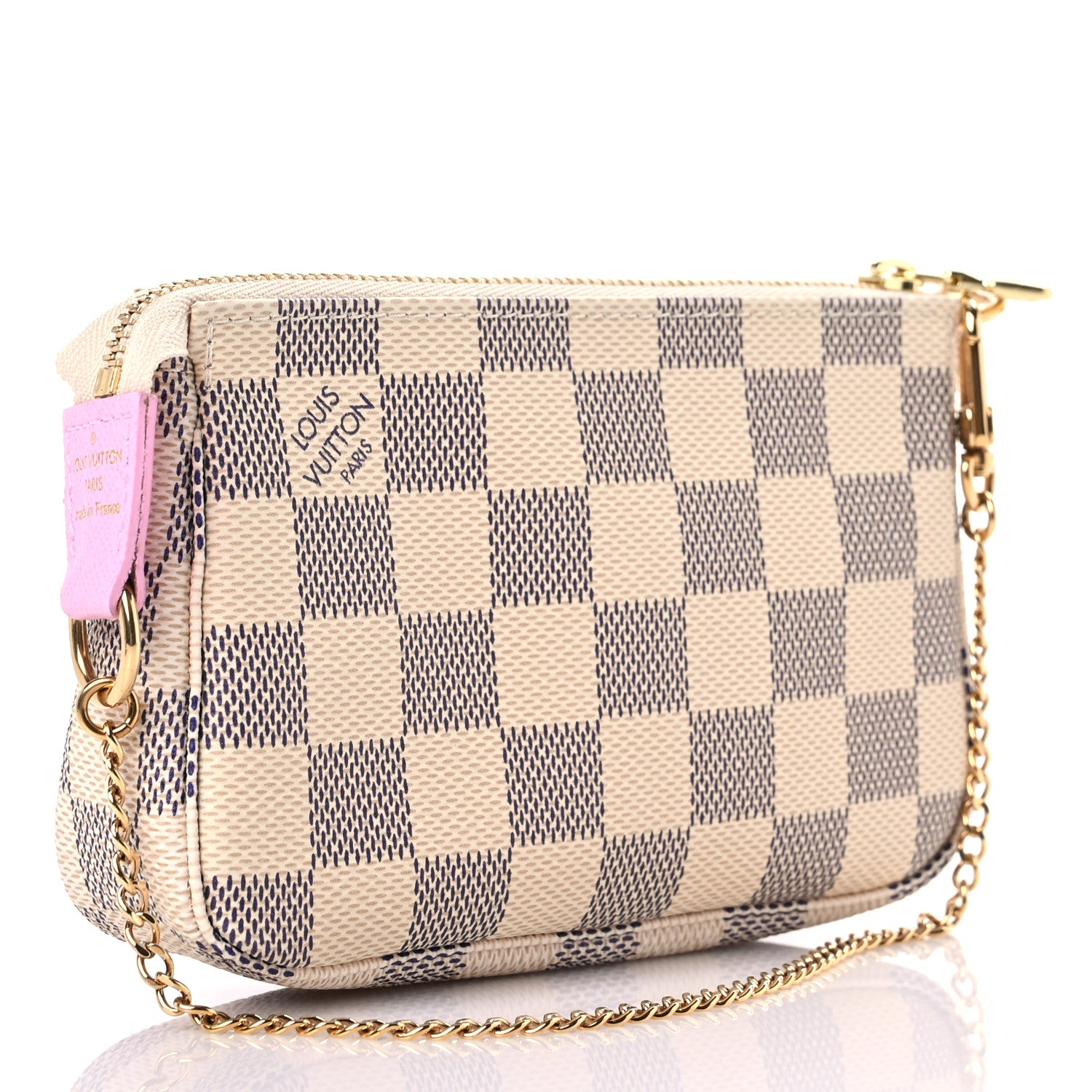 Louis Vuitton Damier Azur 2016 Christmas Animation Mini Pochette Accessories 4 of 10