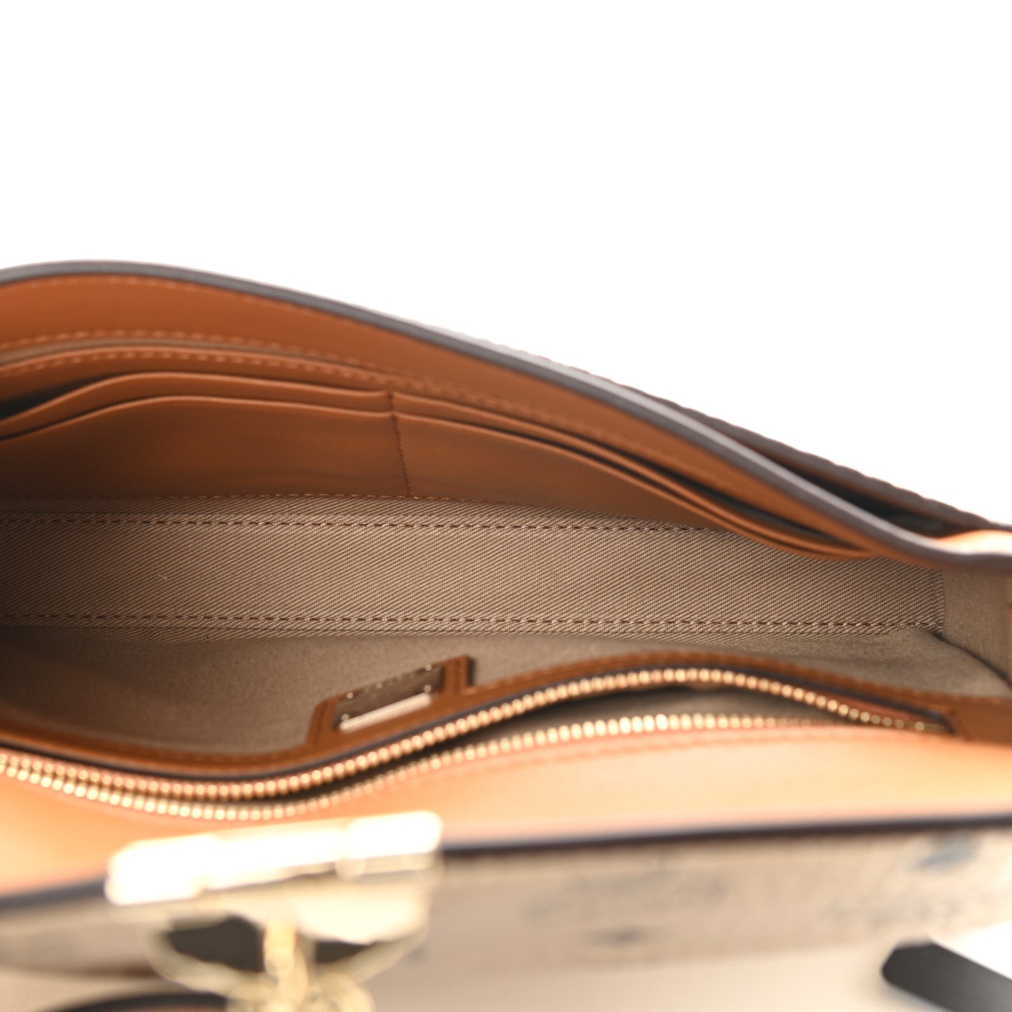 Metallic Visetos Medium Millie Crossbody Bag Berlin Gold