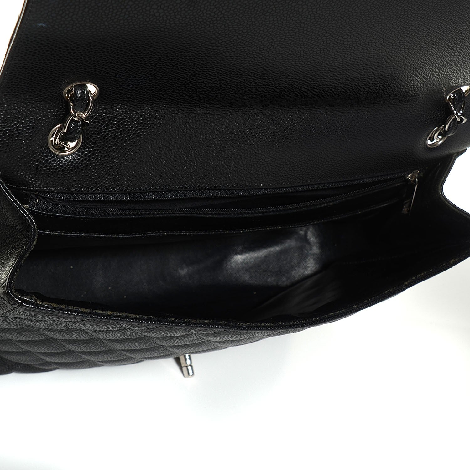 Chanel Caviar Quilted Maxi Single Flap Black 5 of 8
