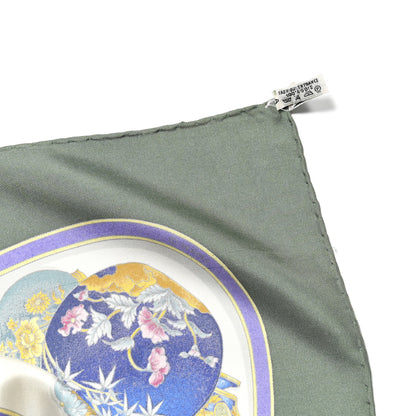 Hermes Silk Qu Importe Le Flacon Scarf 90 Green 3 of 9