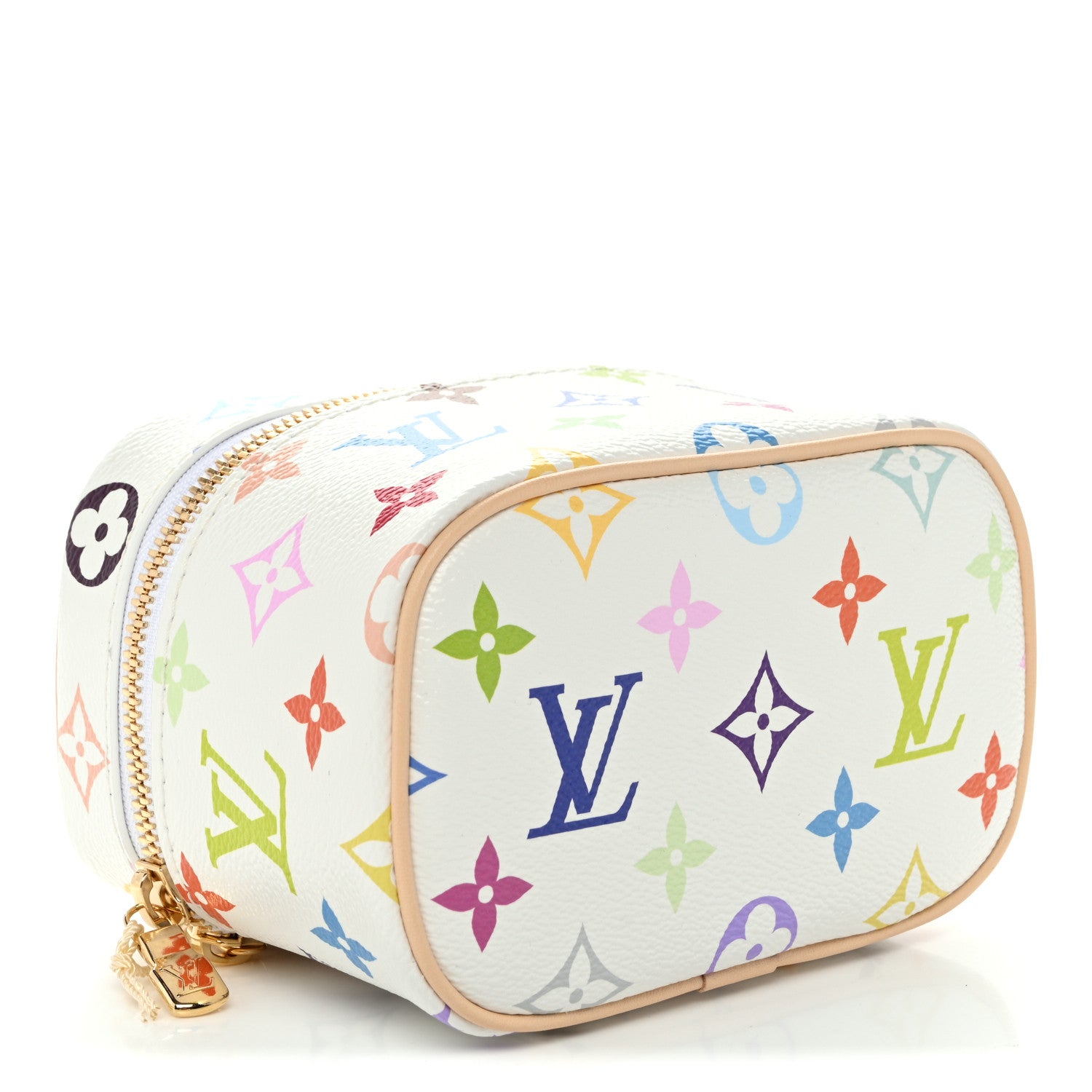 Louis Vuitton LV x TM Monogram Multicolor Nano Nice White 4 of 9