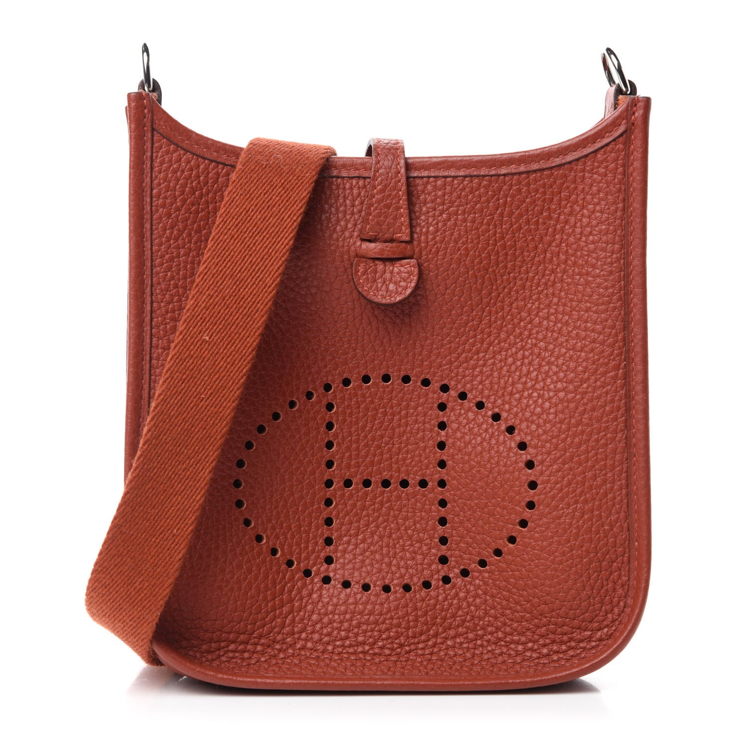 Hermes Taurillon Clemence Evelyne TPM Cuivre 1 of 10