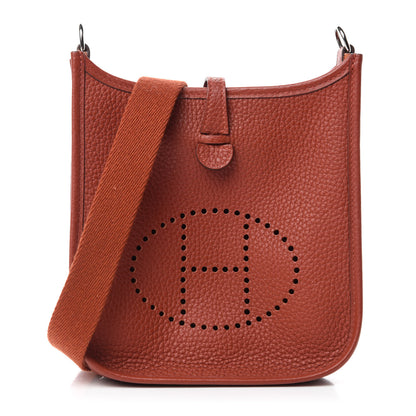 Hermes Taurillon Clemence Evelyne TPM Cuivre 1 of 10