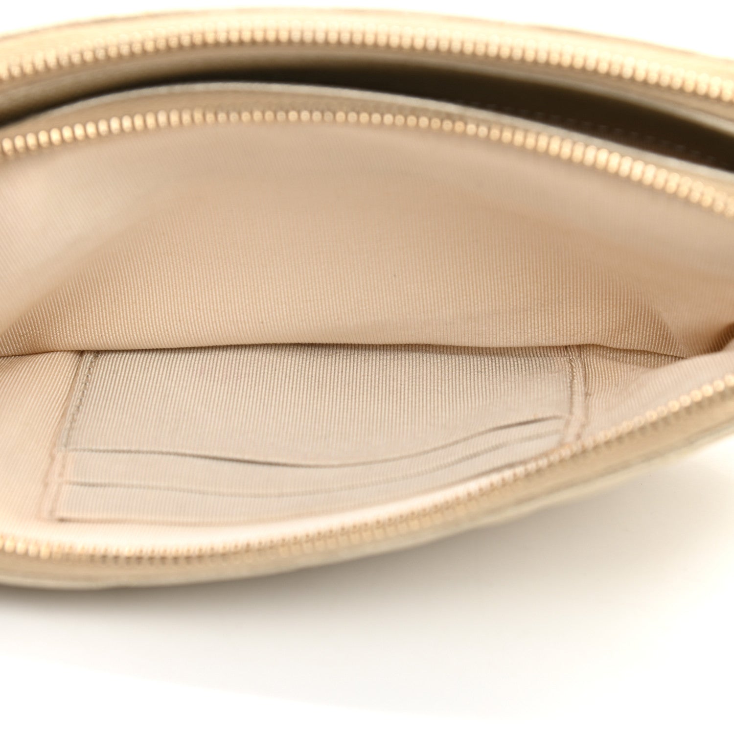 Chanel Metallic Caviar Quilted Small Clutch With Chain Gold 6 of 13