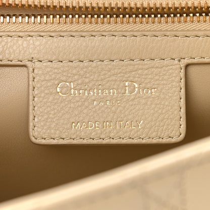 Christian Dior Supple Calfskin Cannage Large Caro Bag Beige 6 of 10
