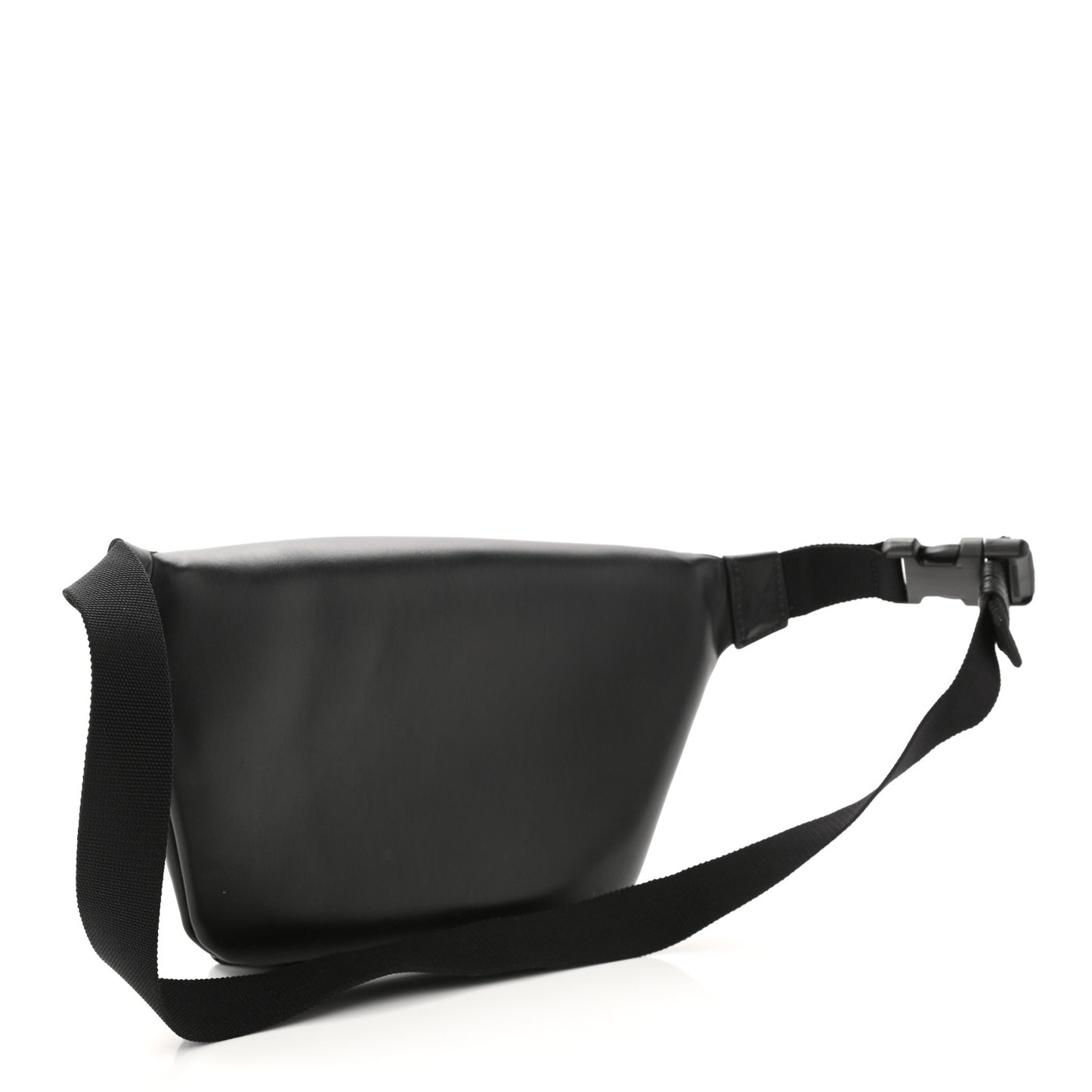 Supple Calfskin Signature Logo Large Everyday Beltpack Black