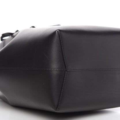 Mansur Gavriel Vegetable Tanned Calfskin Bucket Bag Black Flamma 6 of 8