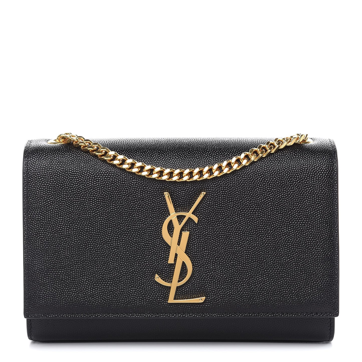 Grain De Poudre Small Monogram Kate Satchel Black