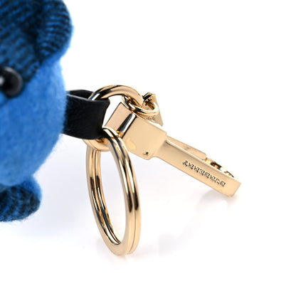Burberry Cashmere Check Thomas Bear Charm Cornflower Blue 3 of 4