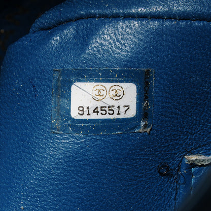 Chanel Caviar Quilted Medallion Tote Blue 8 of 8