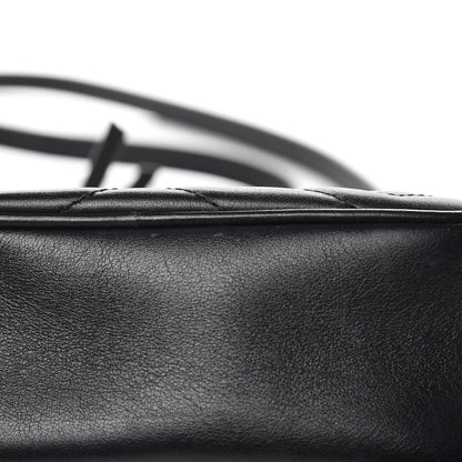 Gucci Calfskin Matelasse Mini GG Marmont Chain Shoulder Bag Black 10 of 16
