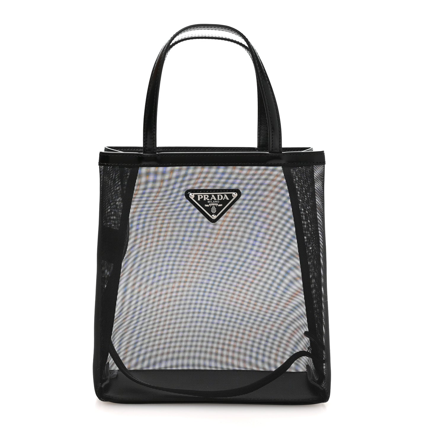 Mesh Small Tote Bag Black
