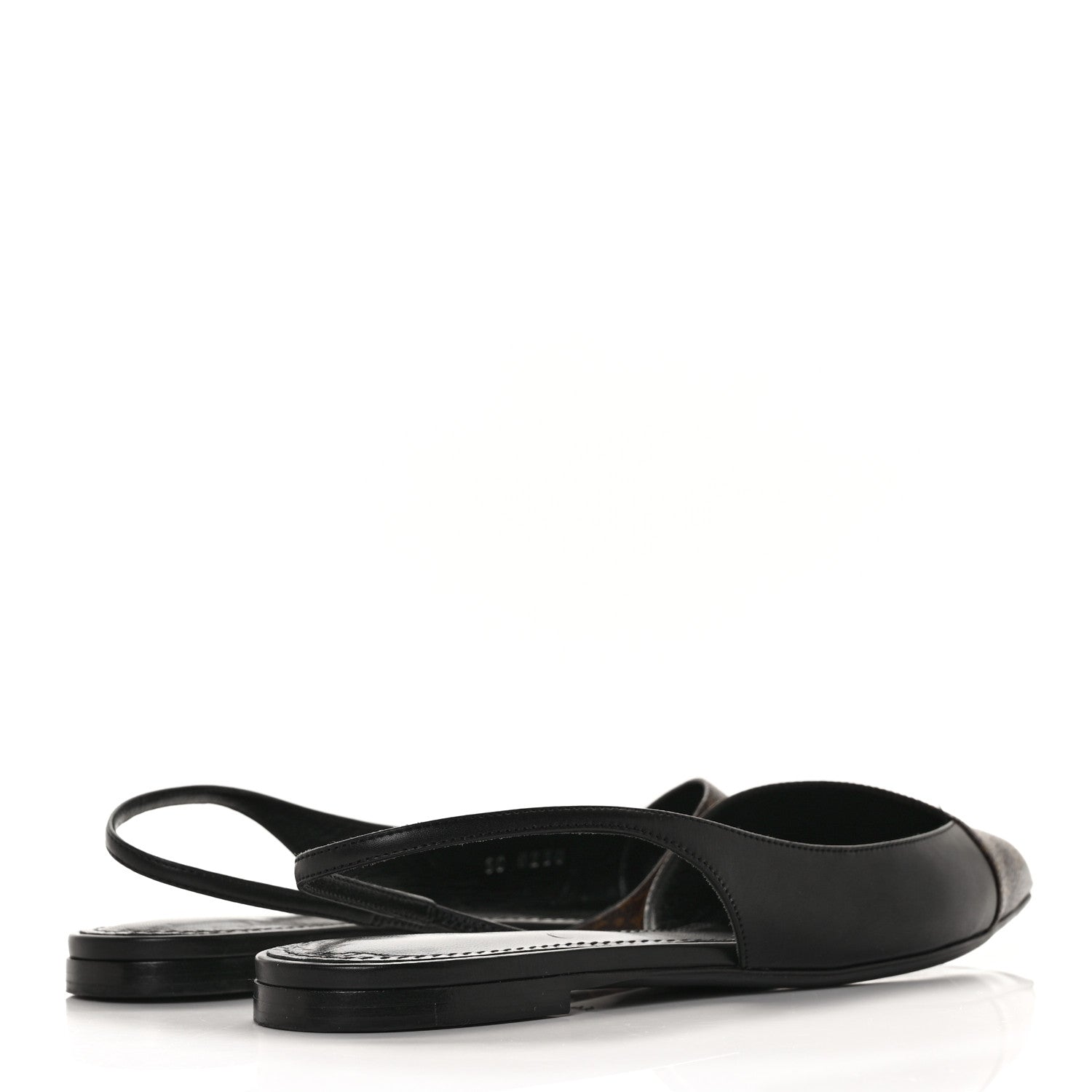 Louis Vuitton Patent Monogram Cherie Slingback Ballerina Flats 38 4 of 8