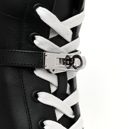 Hermes Calfskin Daydream Sneakers 37.5 Black 7 of 8