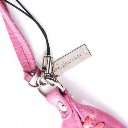 Balenciaga Agneau Arena Classic Hardware Key Ring Bubblegum 2 of 3