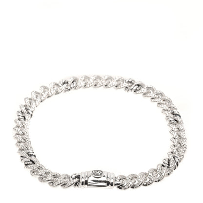 David Yurman Sterling Silver Diamond Petite Pave Curb Link Bracelet 2 of 4