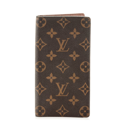 Louis Vuitton Monogram Porte Valeurs Checkbook Wallet 1 of 7