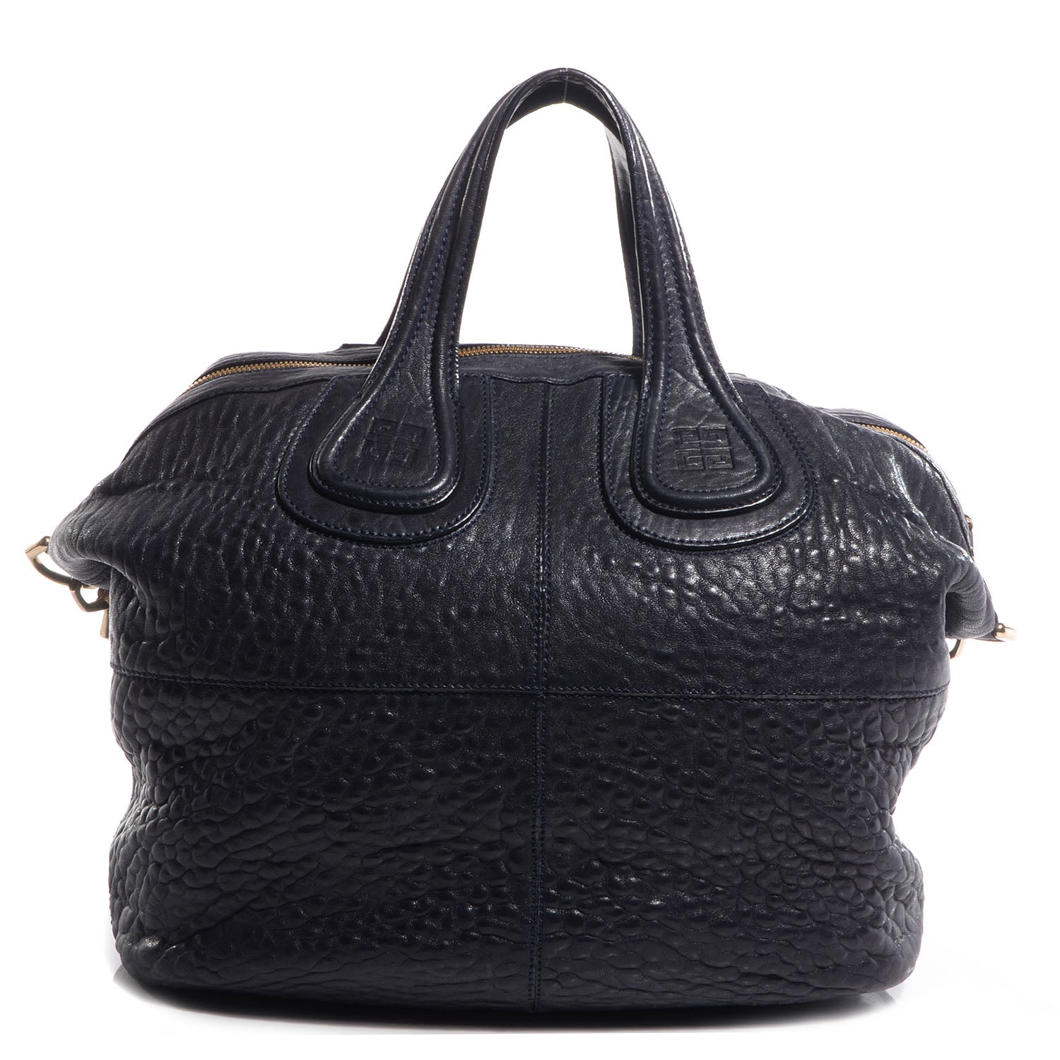 Givenchy Pebbled Calfskin Medium Nightingale Navy 1 of 11