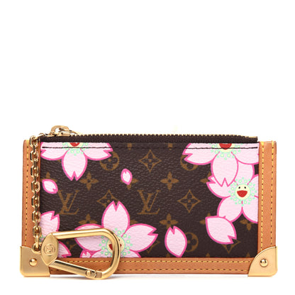Louis Vuitton Monogram Cherry Blossom Key Pouch Brown 1 of 6