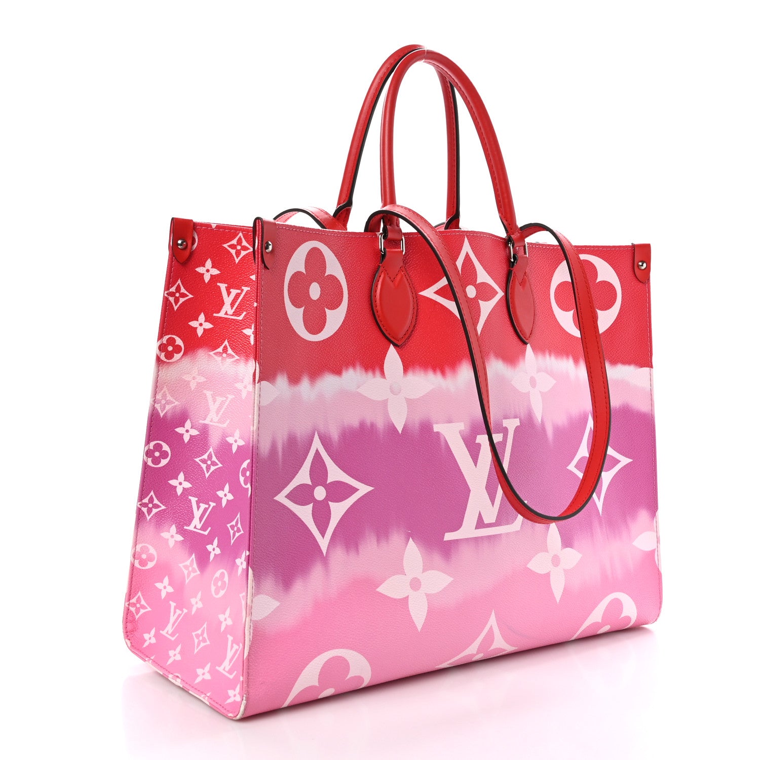 Louis Vuitton Monogram Escale Onthego GM Rouge 3 of 10