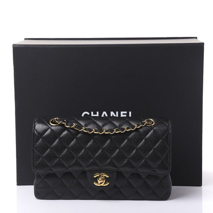 Chanel Caviar Quilted Medium Double Flap Black 10 of 10