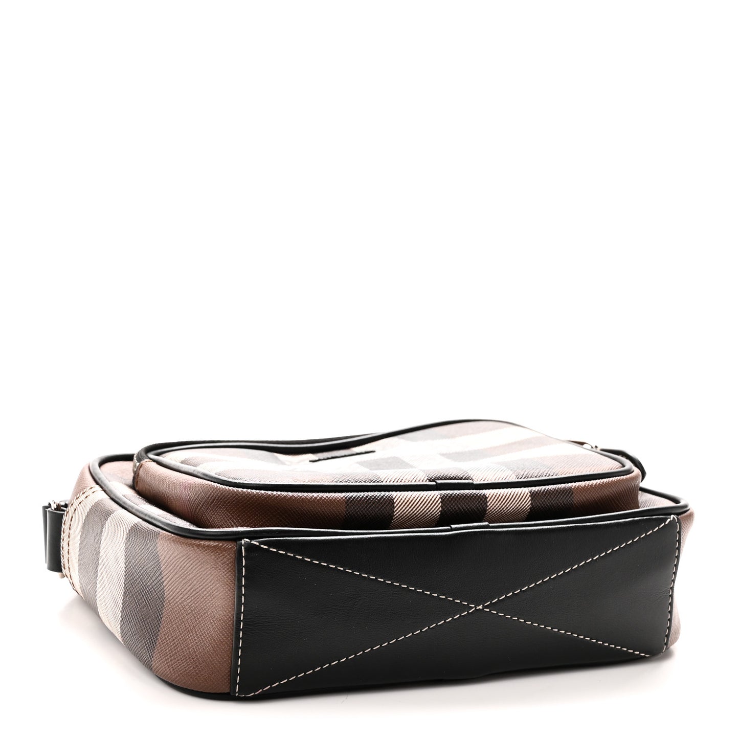 Canvas Check Paddy Messenger Birch Brown