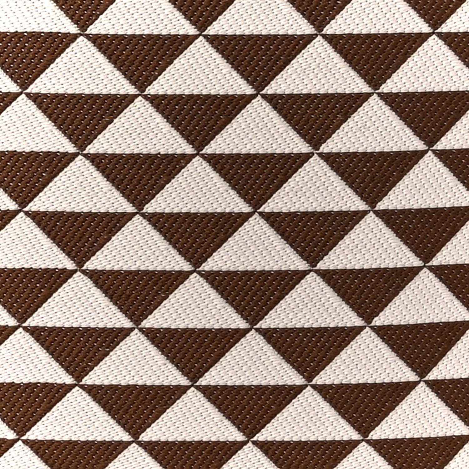 Prada Jacquard Saffiano Triangolo Symbole Embroidered Large Tote Tobacco Talco 10 of 12