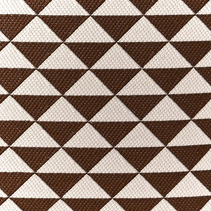 Prada Jacquard Saffiano Triangolo Symbole Embroidered Large Tote Tobacco Talco 10 of 12
