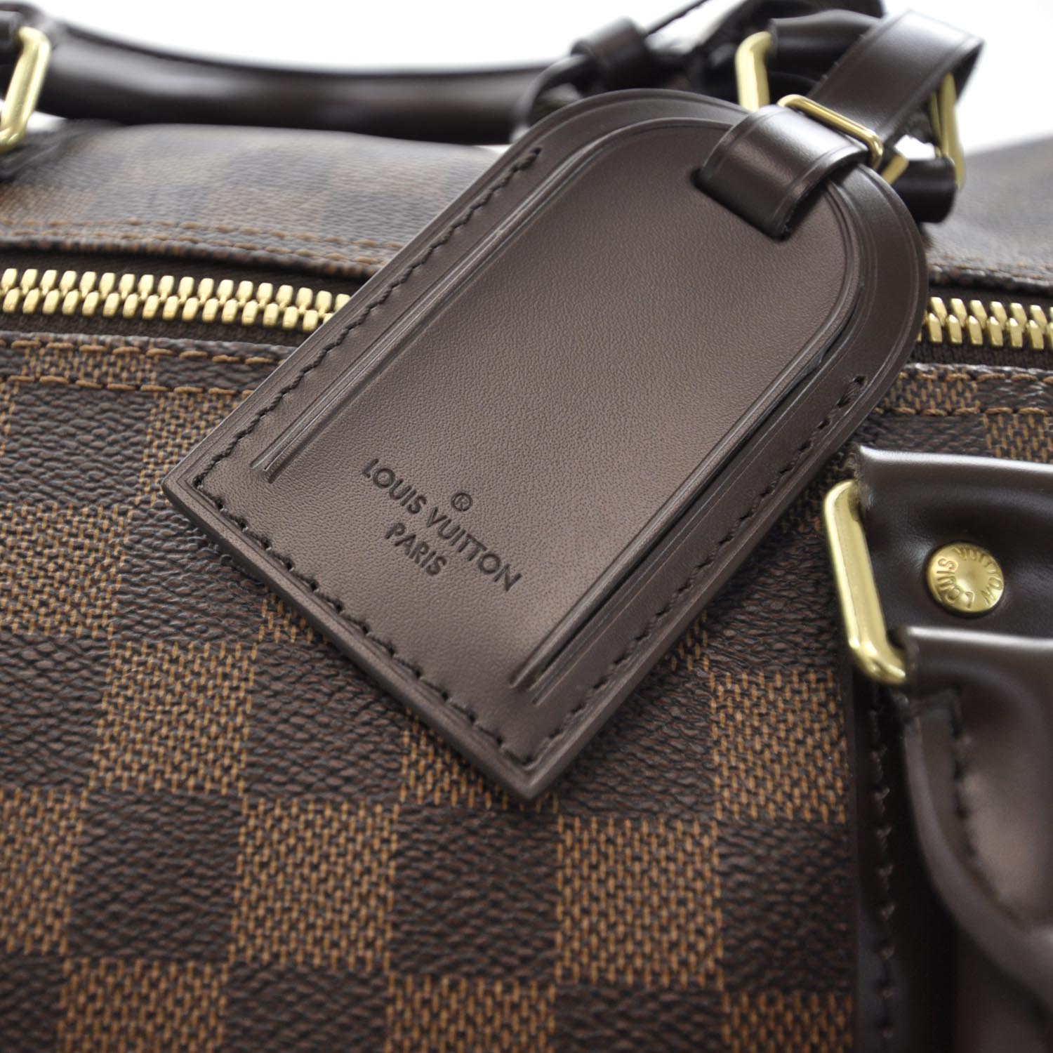 Louis Vuitton Damier Ebene Keepall BandouliÃ¨re 55 3 of 10