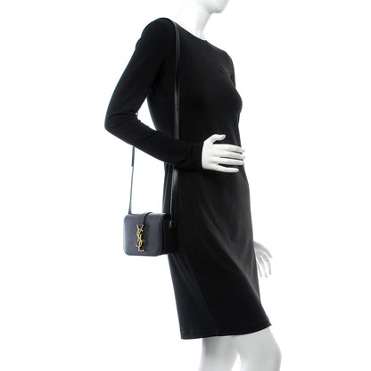 Saint Laurent Smooth Calfskin Small Monogram Université Shoulder Bag Black 2 of 10