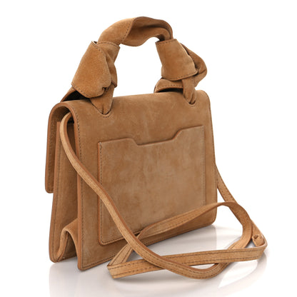 Off-White Suede Jitney 1.4 Bag Beige 2 of 9