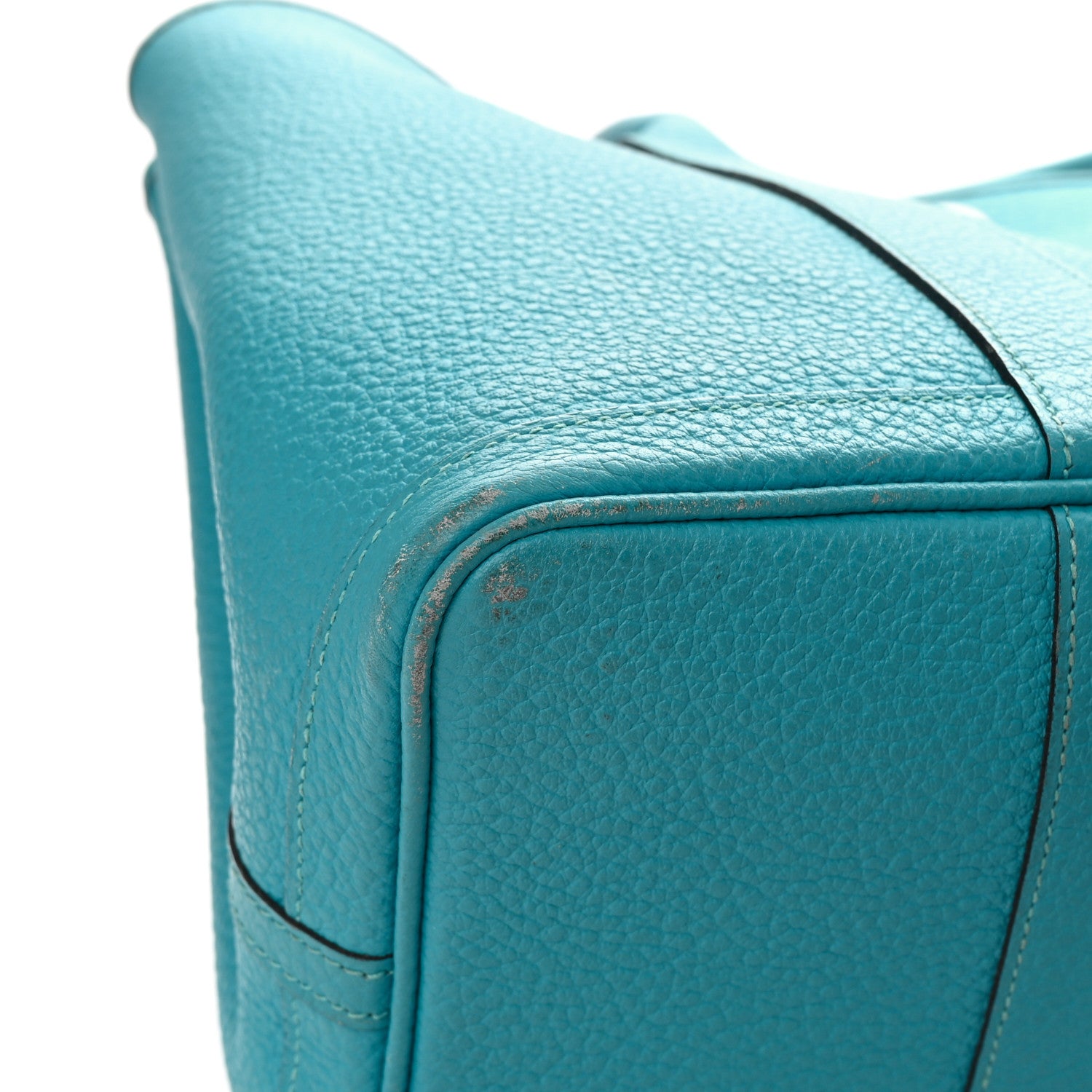 Hermes Vache Country Garden Party 36 MM Turquoise 12 of 21